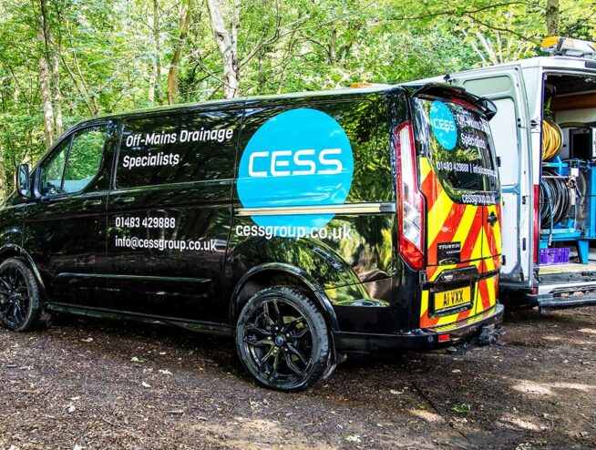 CESS Ford Transit Custom with new logo by Carica Media